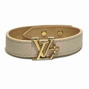 Pre-owned Leather bracelets Louis Vuitton Vintage , Gray , Dames