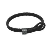 Pre-owned Leather bracelets Bottega Veneta Vintage , Black , Dames