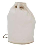 Pre-owned Canvas shoulder-bags Hermès Vintage , White , Dames