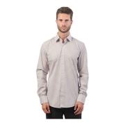 Beige Bedrukt Overhemd Slim Fit Boss , Beige , Heren