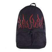 Flames Rugzak Zwart/Rood Vision OF Super , Black , Heren