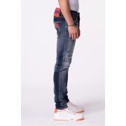 Geborduurde Rode Jeans My Brand , Blue , Heren