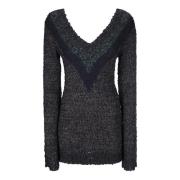 Explosie Jurk Sweater Knwls , Multicolor , Dames