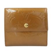 Pre-owned Leather wallets Louis Vuitton Vintage , Brown , Dames