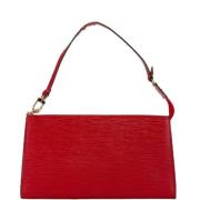 Pre-owned Leather louis-vuitton-bags Louis Vuitton Vintage , Red , Dam...