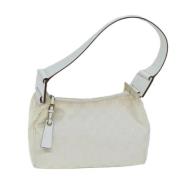 Pre-owned Canvas gucci-bags Gucci Vintage , White , Dames