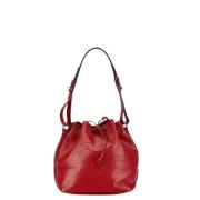 Pre-owned Leather louis-vuitton-bags Louis Vuitton Vintage , Red , Dam...