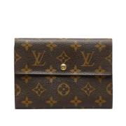 Pre-owned Canvas wallets Louis Vuitton Vintage , Brown , Dames