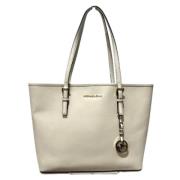 Pre-owned Leather shoulder-bags Michael Kors Pre-owned , White , Dames