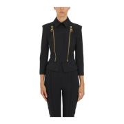 Stretch Crepe Jas Elisabetta Franchi , Black , Dames