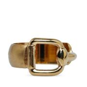 Pre-owned Metal rings Gucci Vintage , Yellow , Dames