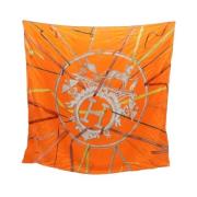 Pre-owned Silk scarves Hermès Vintage , Multicolor , Dames