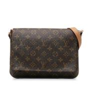 Pre-owned Canvas louis-vuitton-bags Louis Vuitton Vintage , Brown , Da...