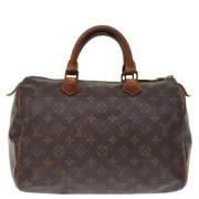 Pre-owned Canvas louis-vuitton-bags Louis Vuitton Vintage , Brown , Da...