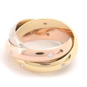 Pre-owned Metal rings Cartier Vintage , Yellow , Dames