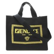 Pre-owned Canvas fendi-bags Fendi Vintage , Black , Dames