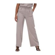 Taupe Proud Trousers Dames Broeken Just Dames , Gray , Dames