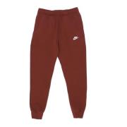 Heren Club Jogger Sweatpants Bruin/Wit Nike , Brown , Heren