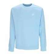 Crewneck Sweatshirt Charcoal Heather/White Nike , Blue , Heren