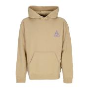 Triple Triangle Hoodie Oatmeal HUF , Beige , Heren