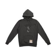 NBA Ghost Zwart Camo Hoody Mitchell & Ness , Gray , Heren