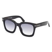 Klassieke Zwarte Zonnebril Tom Ford , Black , Unisex