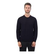 Blauwe Crew Neck Sweater Armani Exchange , Blue , Heren