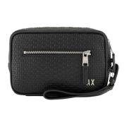 Zwarte Beauty Case met Voorrits Armani Exchange , Black , Heren