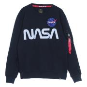 Reflecterende Nasa Crewneck Sweatshirt Blauw Alpha Industries , Blue ,...