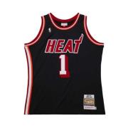 Miami Heat Chris Bosh 2013 Jersey Mitchell & Ness , Black , Heren