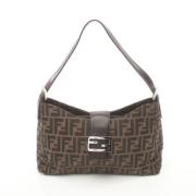 Pre-owned Leather fendi-bags Fendi Vintage , Brown , Dames