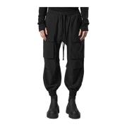 Wijde Jogger Broek Thom Krom , Black , Heren