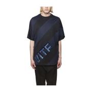 Oversized Katoenen T-Shirt Juun.J , Blue , Heren