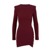 Screppino Sheath Jurk met Lange Mouwen Aniye By , Red , Dames