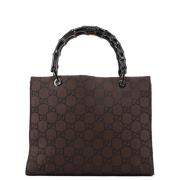 Pre-owned Canvas gucci-bags Gucci Vintage , Brown , Dames