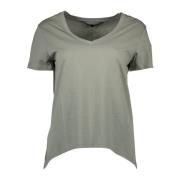 Groene Korte Mouw T-shirt Vrouwen Silvian Heach , Green , Dames