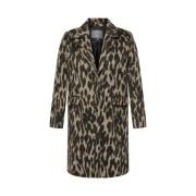 Life Coat Zwart Only Carmakoma , Multicolor , Dames