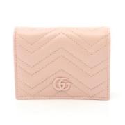 Pre-owned Leather wallets Gucci Vintage , Pink , Dames