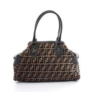 Pre-owned Leather fendi-bags Fendi Vintage , Black , Dames