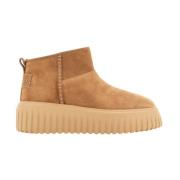 Platte Kamel Schoenen Stijlvol Hogan , Brown , Dames