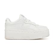 Rode Sneakers met Uniek Ontwerp Valentino Garavani , White , Dames