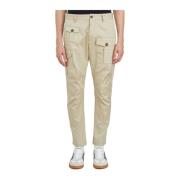 Cargo Katoenen Broek Dsquared2 , Beige , Heren