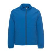 Polyester Bomberjack Rits Husky Original , Blue , Heren