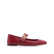 Elegant Ballet Flats Valentino Garavani , Red , Dames