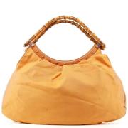 Pre-owned Silk handbags Gucci Vintage , Orange , Dames