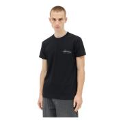 Grafische Print Crewneck T-Shirt A.p.c. , Black , Heren