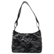 Pre-owned Silk gucci-bags Gucci Vintage , Black , Dames