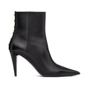 Stijlvolle Booties met Uniek Ontwerp Valentino Garavani , Black , Dame...