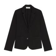 Gewone jersey blazer Marc O'Polo , Black , Dames