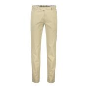 Bruine Katoenen Chino Broek Slim Fit Meyer , Brown , Heren